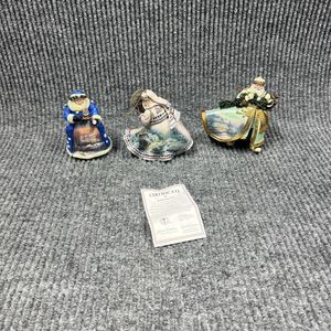 VTG 2003 Thomas Kinkade Set Of‎ 3 Old World Santas Christmas Heirloom Ornaments